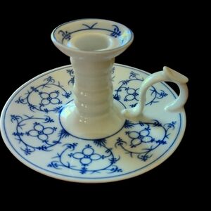 Royal Tettau Indisch Blau Design Walter candlestick
